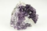 Free-Standing, Amethyst Crystal Cluster with Quartz - Uruguay #199889-1